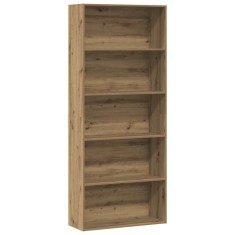 vidaXL Bibliotecă, stejar artizanal, 80x30x189 cm, lemn prelucrat
