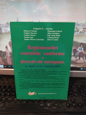 Reglementări contabile conforme cu directivele europene Grigore-Lăcrița 2010 147 foto