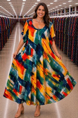 Rochie Maxi din Vascoza cod 0001Marimea foto