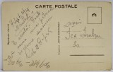 TANARA IN COSTUM POPULAR , IN LIVADA , CARTE POSTALA ILUSTRATA , 1924