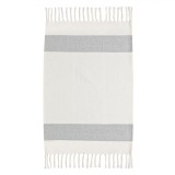 Prosop Bucatarie Craciun Bumbac 100% Ecru Argintiu 40x60 cm Festiv Decorativ Moale Absorbant