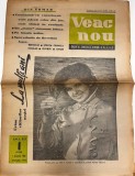 Cumpara ieftin Veac Nou nr. 1 Almanah 1965, 12 pagini, romana, brosate, dimensiune 21x30 cm, stare buna