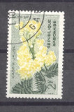 Gabon 1961 Flowers, used AE.165, Stampilat
