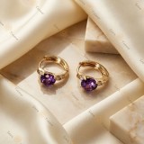 Cercei Ametistul Regal , Cercei placati 14K
