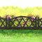Bordura pt. pat de flori / gard - extensibil, 59,5 x 24 cm - Negru Best CarHome