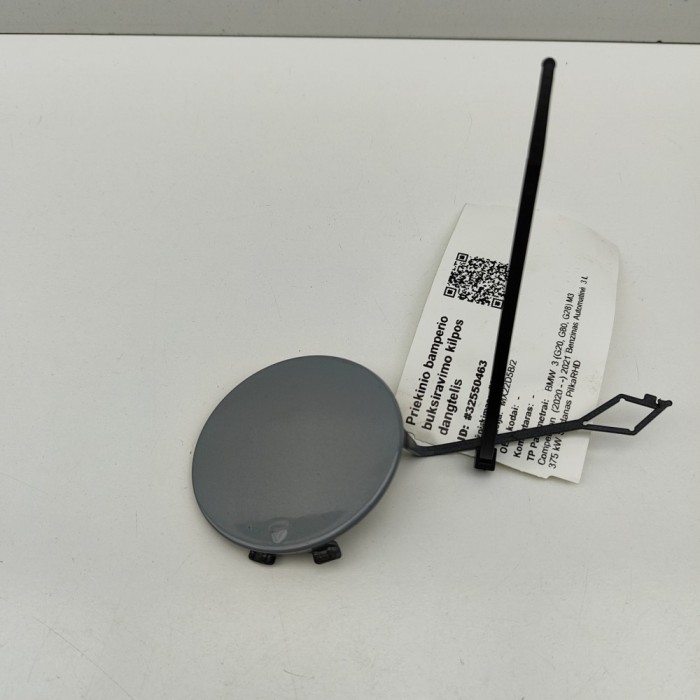 Capac c&acirc;rlig de remorcare bara de protecție față BMW 3 G20, G80, G28 M3 Competition 2021 OEM: 8069414 | 32550463