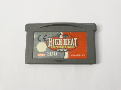 Joc Nintendo Gameboy Advance GBA - High Heat Major League Baseball 2002 foto