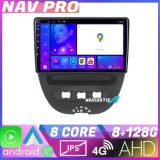 Navigatie Citroen C1 Peugeot 107 Toyota Aygo 2005 2014 EDOTEC-LITE Android Ecran 720P Octa Core 8 128 Carplay v1 CarStore Technology