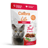 Cumpara ieftin Calibra Cat Life Pouch Adult, Vită, (in sos), 85g