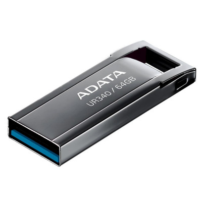Memorie USB Flash Drive ADATA UR340, 32GB, USB 3.2, black metalic foto