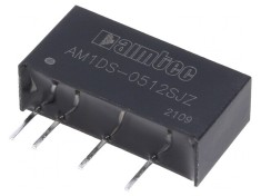 Convertor DC/DC 1W 5V-12V 83mA SIP7 foto