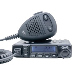 Statie radio CB PNI Escort HP 6500, multistandard, 4W, AM-FM, 12V, ASQ, RF Gain, mufa de bricheta inclusa AM FM comutati doar in banda EU