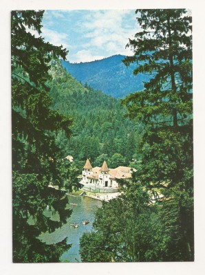 RF12 -Carte Postala- Baile Tusnad, Lacul Ciucas, circulata 1973 foto