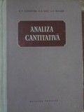Analiza Cantitativa Alexeevski, Golt, Musakin - Chimie, 1955, 562 Pagini, Tehnica, Hardcover
