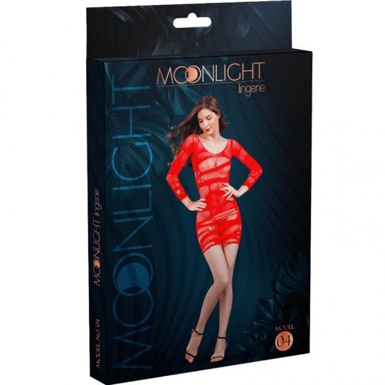 LUNA PLINĂ - ROCHIE MODEL 4 ROȘU MĂRIMEA UNICĂ
