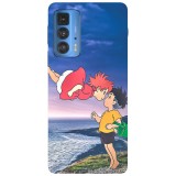 Husa compatibila cu Motorola Moto G71 5G model Ponyo, Silicon, TPU, Viceversa, Transparent, Carcasa