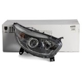 Far Renault Captur 03.2013-04.2017 Non Facelift, H1+H1, halogen, ajustare electrica, cu motoras, partea dreapta, rama silver, Original, 260102734R
