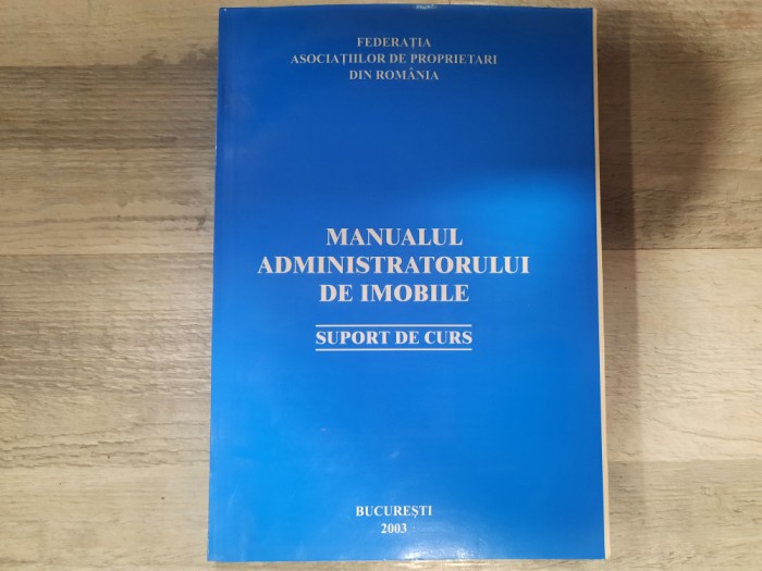 Manualul administratorului de imobile