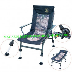 Scaun Cu Cotiere HXC 009 Camo Baracuda Gros Stabil Comfortabil Unic foto