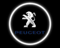 Holograme Logo Usi PEUGEOT, cu baterii,pachet 2 bucati