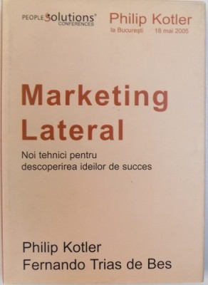 MARKETING LATERAL de PHILIP KOTLER, FERNANDO TRIAS DE BES , 2003 foto