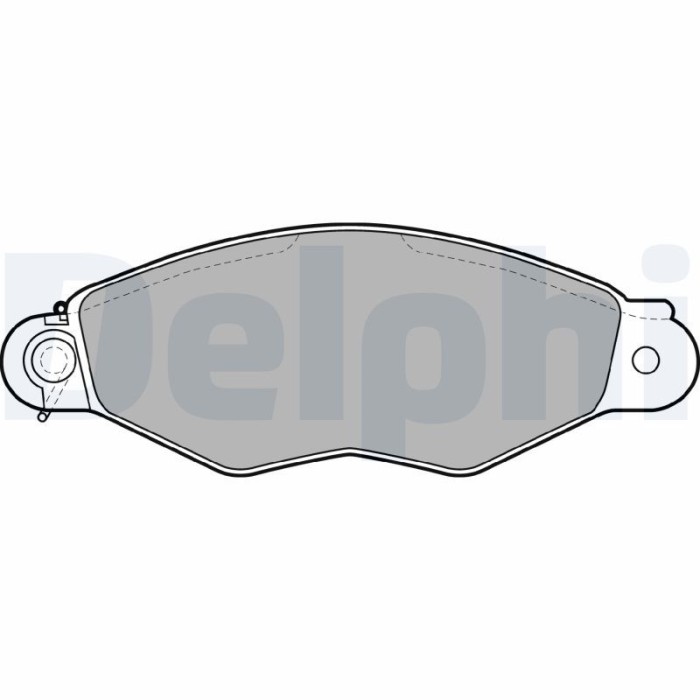 DELPHI LP1610 set placute frana,frana disc