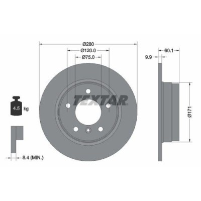 Set disc frana BMW 3 (E36) 09.90-11.98, 3 (E46) 12.97-05.05, 3 Compact (E46) 03.01-02.05, 3 Convertible (E36) 03.93-11.99, 3 Coupe (E36) 10.91-05.99, foto