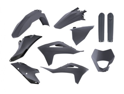 Set plastice GasGas EC 250 300 TPI 21- 23; EC-F 250 350 21- 23 Gray Polisport 91029 foto