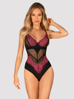 Body Rosenty Obsessive, Negru, XS/S foto