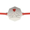 Bratara Argint 925 Femei, Snur Ajustabil, Atcom Love Song, Argintiu, Fara Pietre, Cadou Valentine&#039;s Day/Craciun