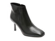Botine elegante EPICA negre, E37860B, din piele naturala