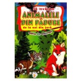 Sa invatam animalele din padure de la noi din tara - Carte de colorat