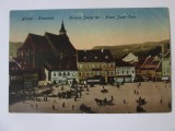 Rara! Carte postala Brasov-Piața Franz Jozsef necirculata circa 1910