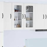 VidaXL Dulap suspendat de bucătărie Alb 40 x 31 x 80 cm Lemn compozit 884985
