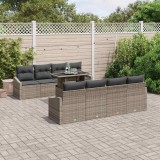 Cumpara ieftin Set de canapele pentru gradina 7 buc. Gri 100 x 55 x 73 cm