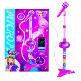 Cumpara ieftin Microfon cu baterii si stativ pentru fete, 7Toys