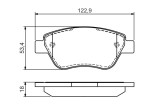 BOSCH 0 986 494 132 set placute frana,frana disc