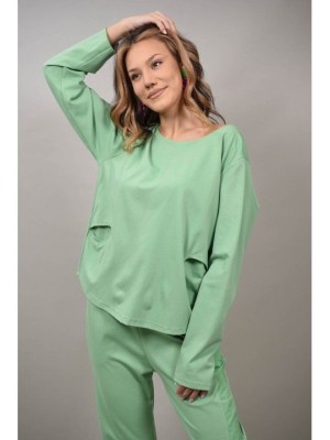 BLUZA SPORT BARI TALIE UNICA Verde Menta foto