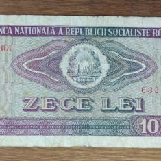 Romania - bancnota de colectie istorica - 10 lei 1966 - serie mica, stare buna