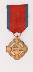 Crucea ?Virtutea Militara? cls 1, panglica originala foto