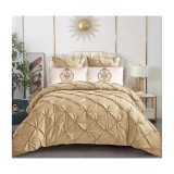 Cumpara ieftin Lenjerie de Pat Finet, Pliuri Brodate, 6 pcs - CPL52