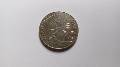 Zair - 20 makuta 1973 foto