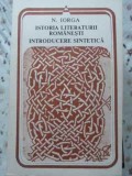 Istoria Literaturii Romanesti - Introducere Sintetica - Nicolae Iorga - Minerva 1988 - Arcade - Carte Beletristica