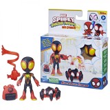 SPIDEY PRIETENII EXTRAORDINARI SET FIGURINA MILES MORALES SPIDER MAN 10CM SI ACCESORII