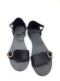 Sandale de dama din piele Ada Pony Black, 35 - 41, Negru