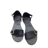 Sandale de dama din piele Ada Pony Black