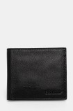 Barbour portofel de piele barbati, culoarea negru