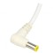 Cablu Alb 2x1mm2 DC 5,5/3,0CP 1,5m