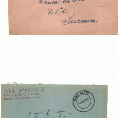 AMS# - LOT 4 PLICURI CIRCULATE INTRE LOCALITATI DIN BUCOVINA 1958, 1954