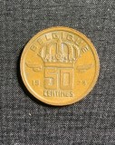 Moneda 50 centimes 1973 Belgia